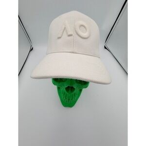 Australian Open AO Tennis Cap Lily White Australian Cotton Adjustable Hat AMA145